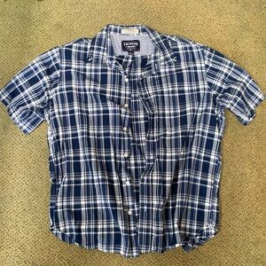The New Ivy Plaid blue shirt size Large